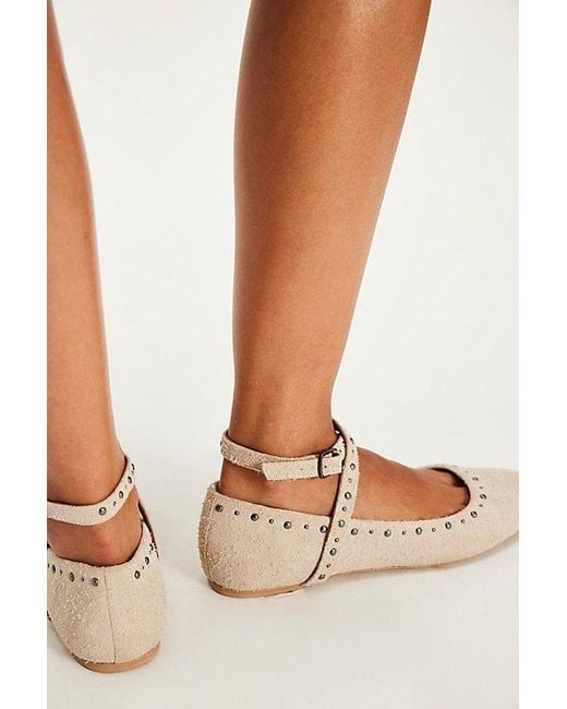 Free People Blue Grace Gems Ballet Flats