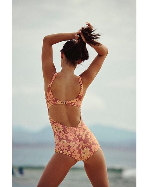 Rhythm Multicolor Tank Short One-Piece Surf Suit