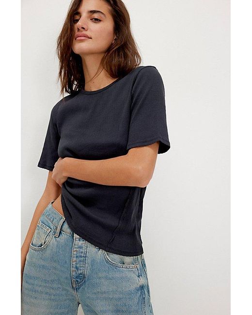 Free People Blue Picture You Tee
