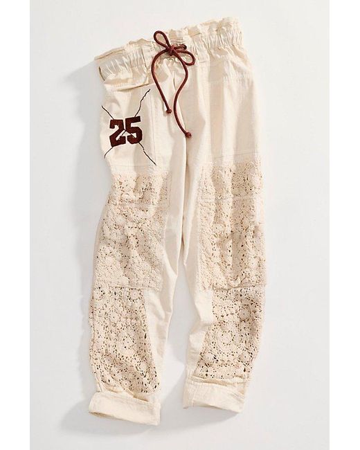 Free People Natural Rockaway Pull-On Craft Pants