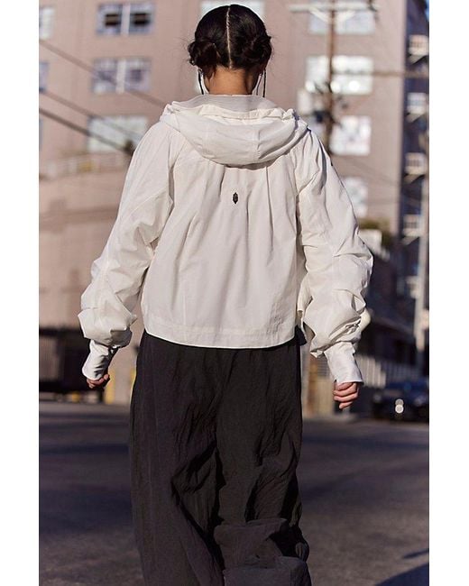 Fp Movement Purple Dew Point Rain Jacket