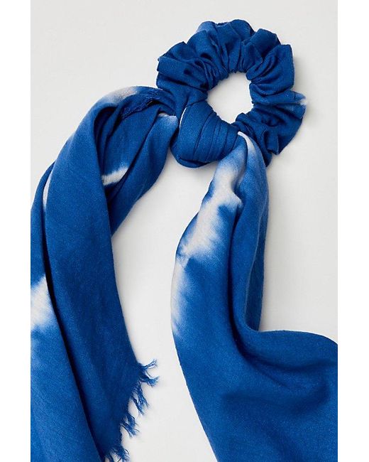 Free People Blue Simply Tied Pony Scarf