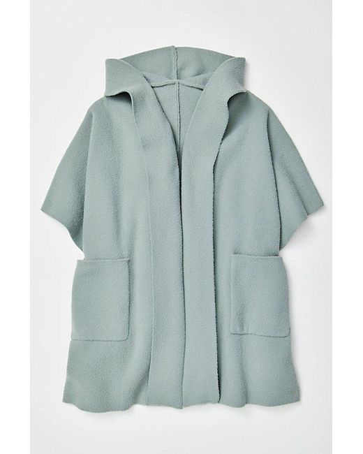 Free People Green All I Need Cozy Hooded Kimono