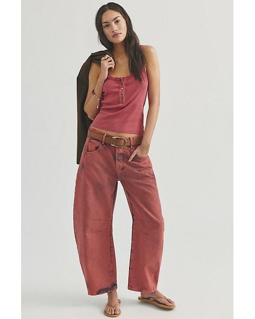 Free People Red Ryder Tank Top