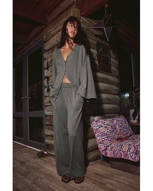 Free People Women's Black Strada Pant Set