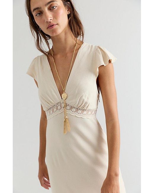 Free People Natural Eternal Soul Solid Maxi Dress