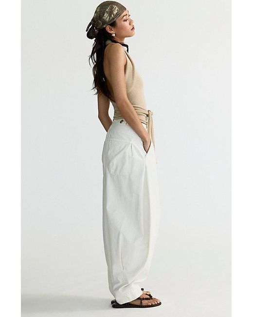 Free People Natural Sky High Lantern Pants
