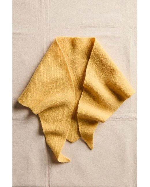 Free People Yellow Perfect Cashmere Triangle Scarf