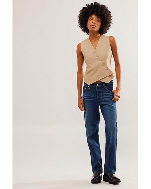 Free People Blue Levi's 90's 501 Jeans