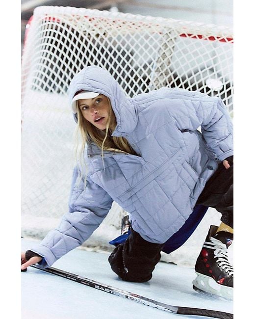 Fp Movement Blue Pippa Packable Pullover Puffer