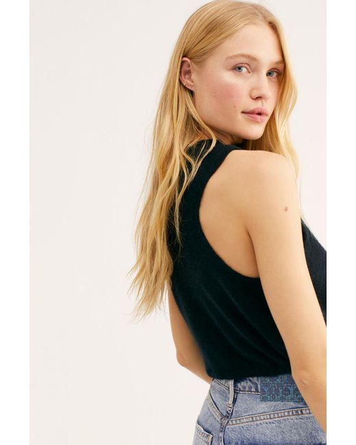 Free People Fluff It Up Cashmere Crop 