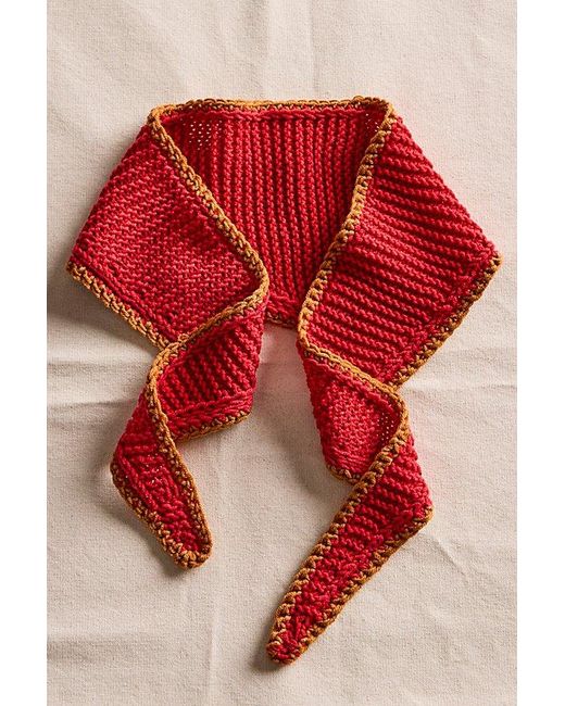 Free People Red Edith Bandana
