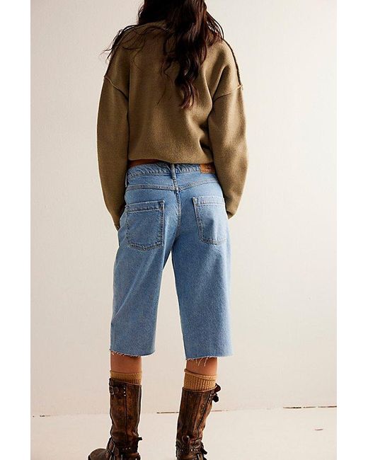 Free People Natural We The Free Jam Session Relaxed Capri Jeans