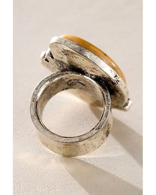 Free People Natural Winslow Stone Ring