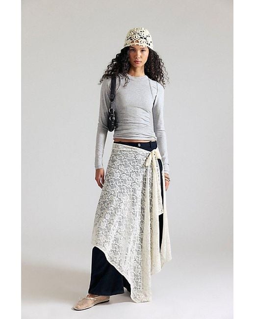 Free People Green Bali Lace Sarong