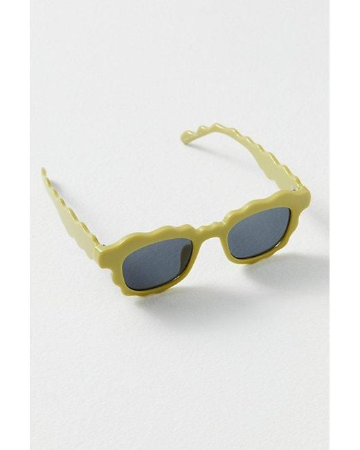 Free People Black Dolly Novelty Sunnies