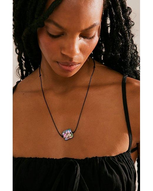 Free People Black Choker At In Abalone