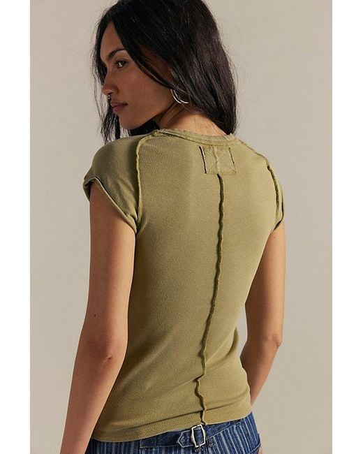 Free People Green Ever Had Tee