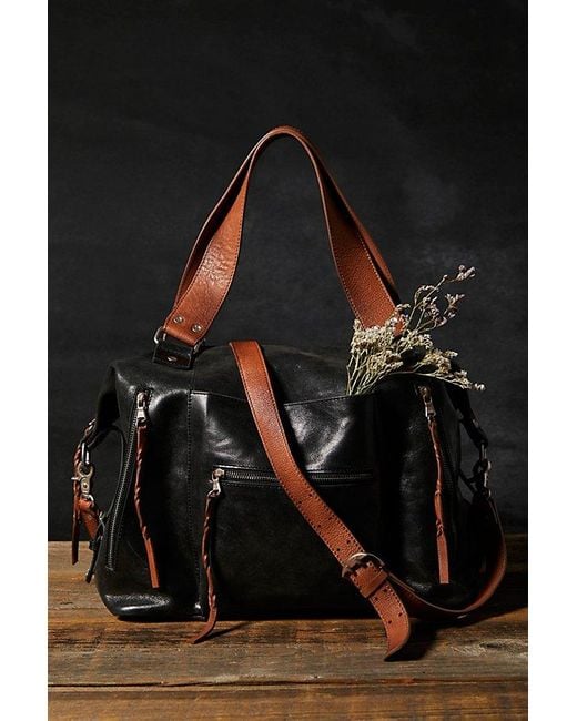 Free People Black We The Free Remade Emerson Satchel