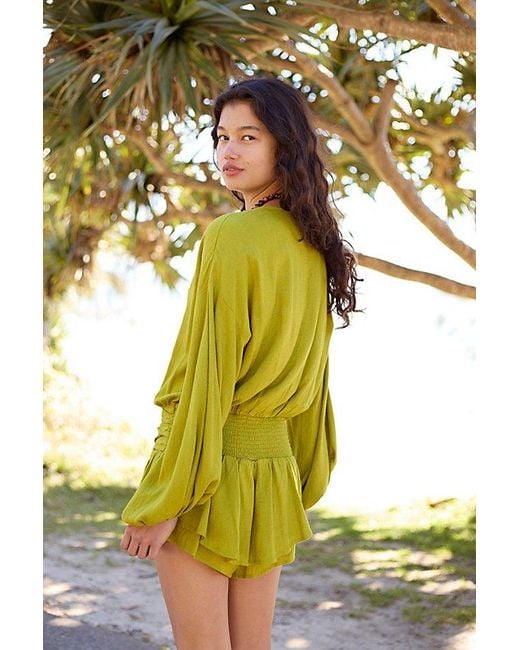 free-est Multicolor Carson Drop-Waist Romper By