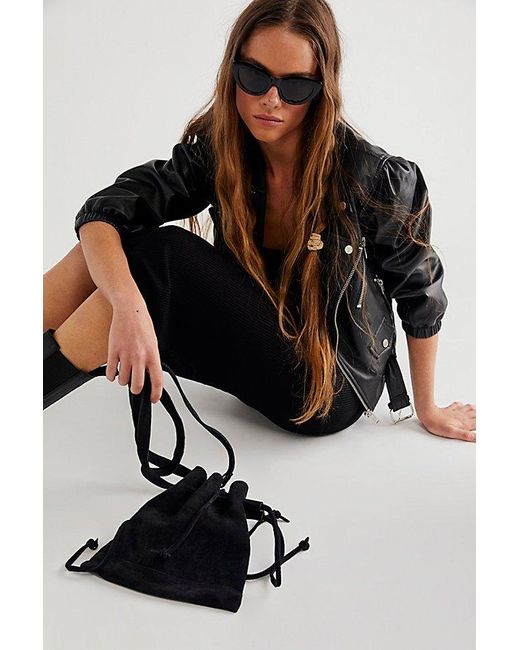 Free People Natural Billie Suede Crossbody