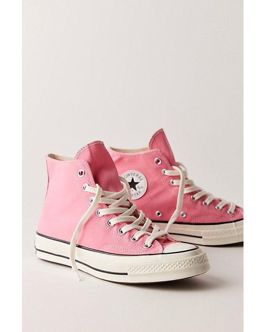 Free People Pink Chuck 70 Recycled Canvas Hi-top Sneakers