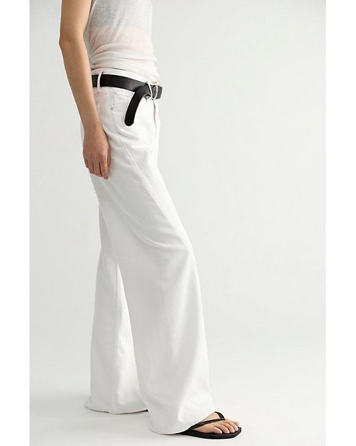 Mother White Snacks! By The Lemon Twist Skimp Jeans