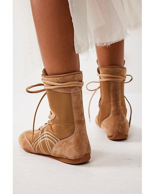 Jeffrey Campbell Brown In The Ring Boxing Boots