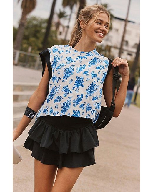 Fp Movement Blue Inspire Printed Tank