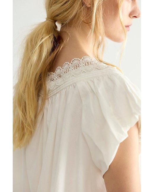 Free People White Sundazed Mini Dress