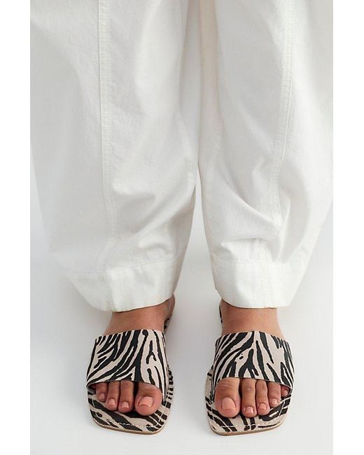 Matisse White Bali Slide Sandals By