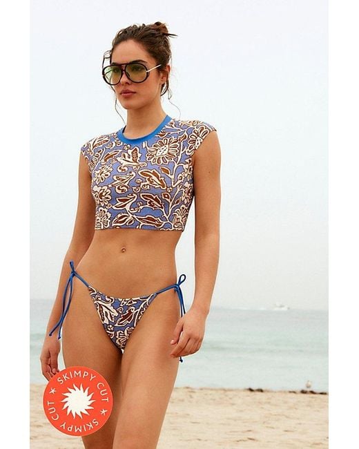 free-est Multicolor Michelle Printed Bikini Bottoms