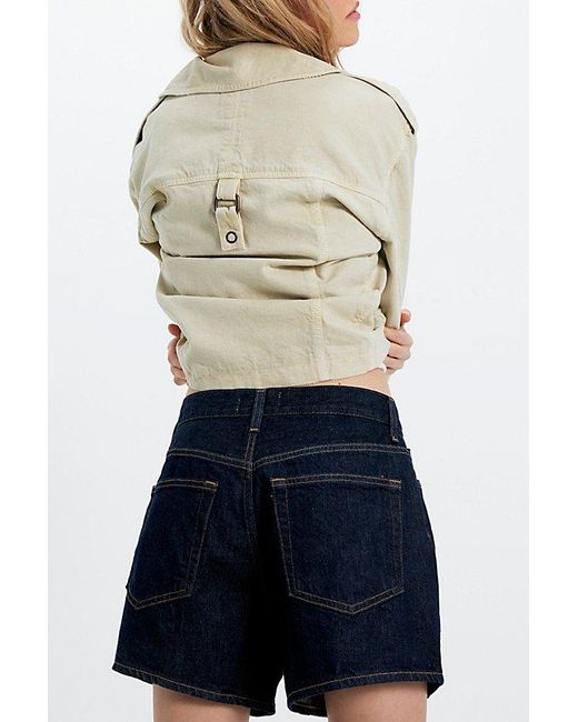 Agolde Blue Leith Shorts