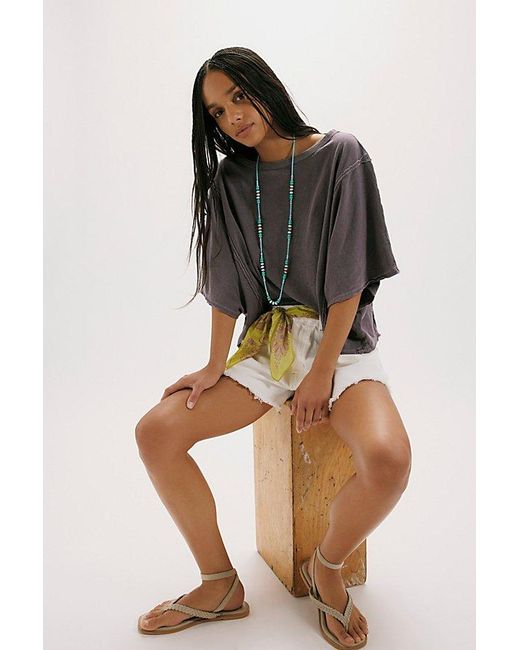 Free People Purple Next Level Tee