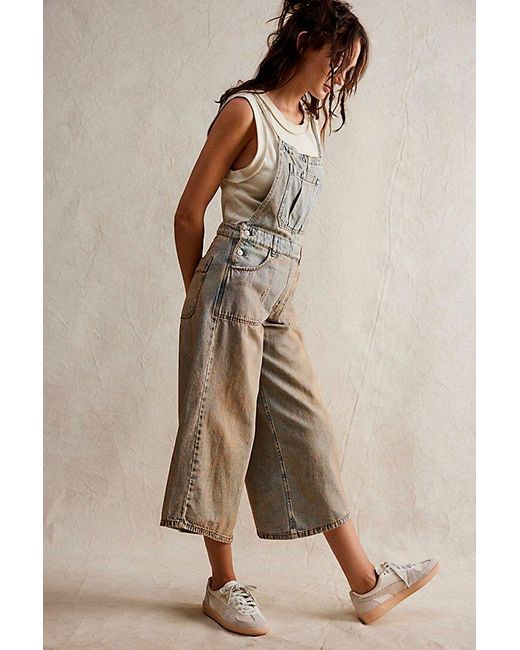 Free People Natural We The Free Canyonland Overalls