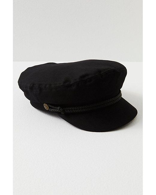 Brixton Fiddler Marine Cap At Free People In Black, Size: Small