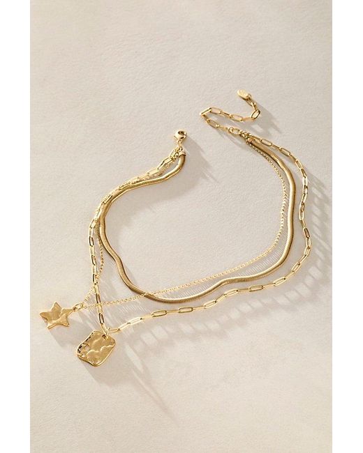 Free People Natural Oversized Coin Necklace