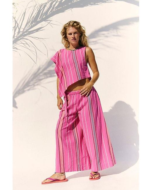 free-est Pink Kimber Pant Set By