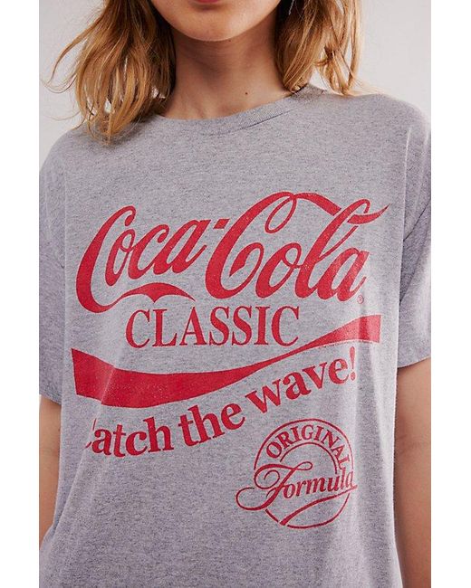 Junk Food Gray Catch The Wave Tee