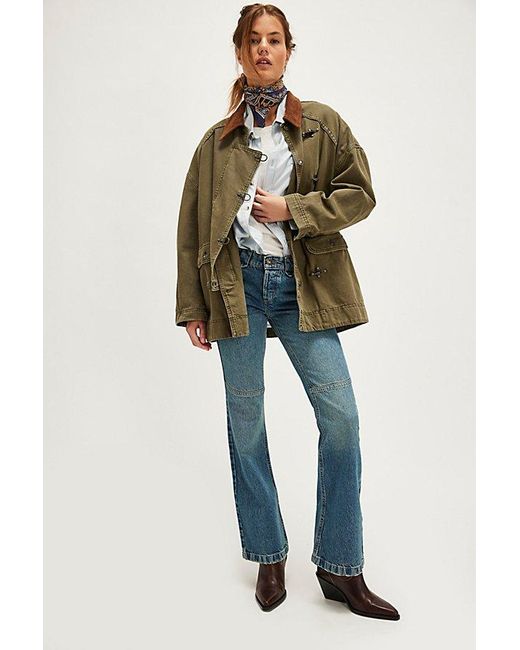 Free People Blue X Yellowstone Flora Low-Rise Bootcut Jeans