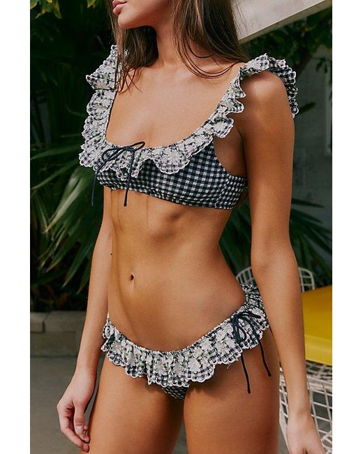 【For love and lemons】デイジーレーンビキニ トップ＆ボトム For love and lemons】デイジーレーンビキニ トップ＆ボトム