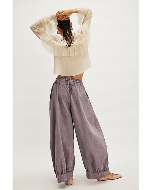 Free People Multicolor The Rundown Pull-On Balloon Pants