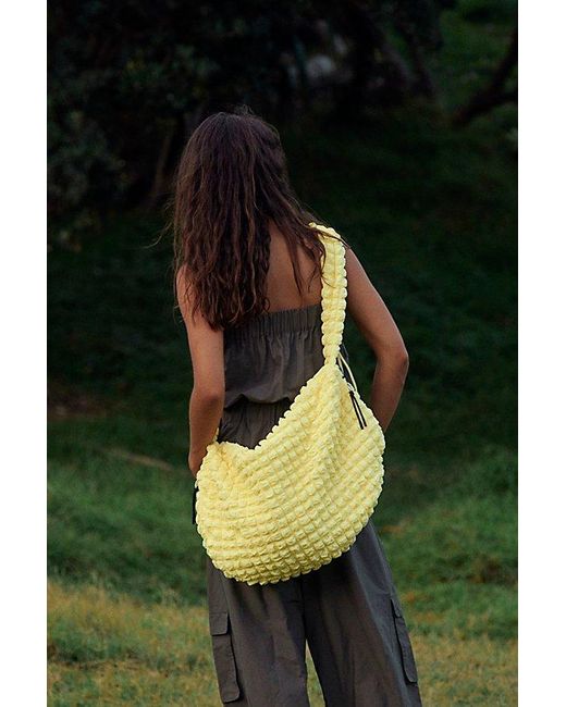 Free People Yellow Pucker Up Carryall
