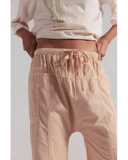 Free People Natural Need You Now Solid Cotton-Poplin Harem Pants
