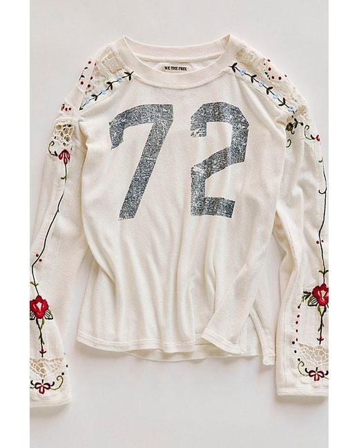Free People Gray We The Free Lilith Tee