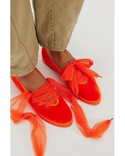 Flabelus Natural Ginny Chiffon Flats