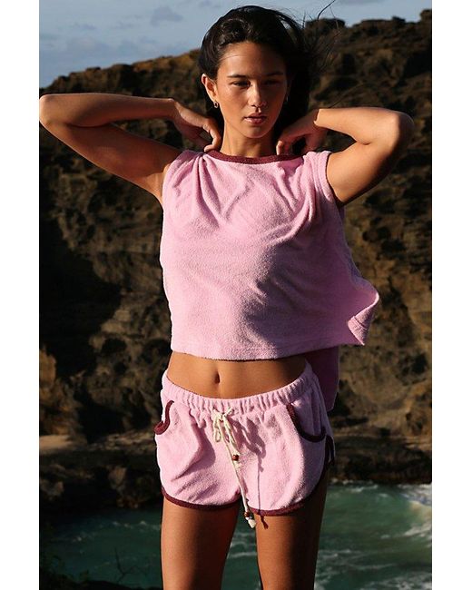 free-est Pink Josie Short Set By