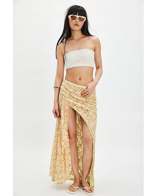 Free People Natural Solene Skirt