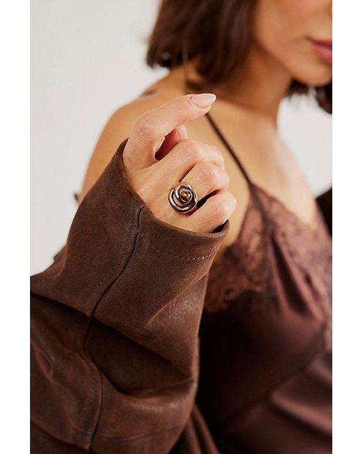 Free People Brown Gone For The Summer Ring