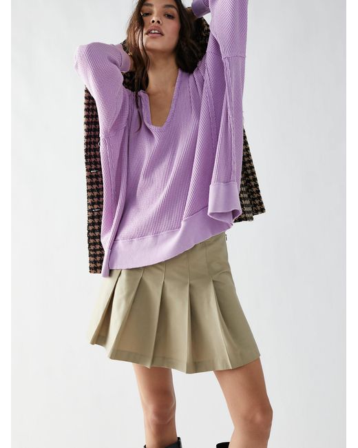 Free People Buttercup Thermal in Purple | Lyst